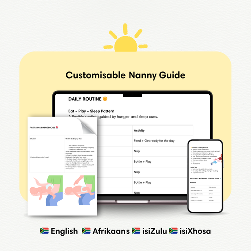 Customisable Nanny Care Manual