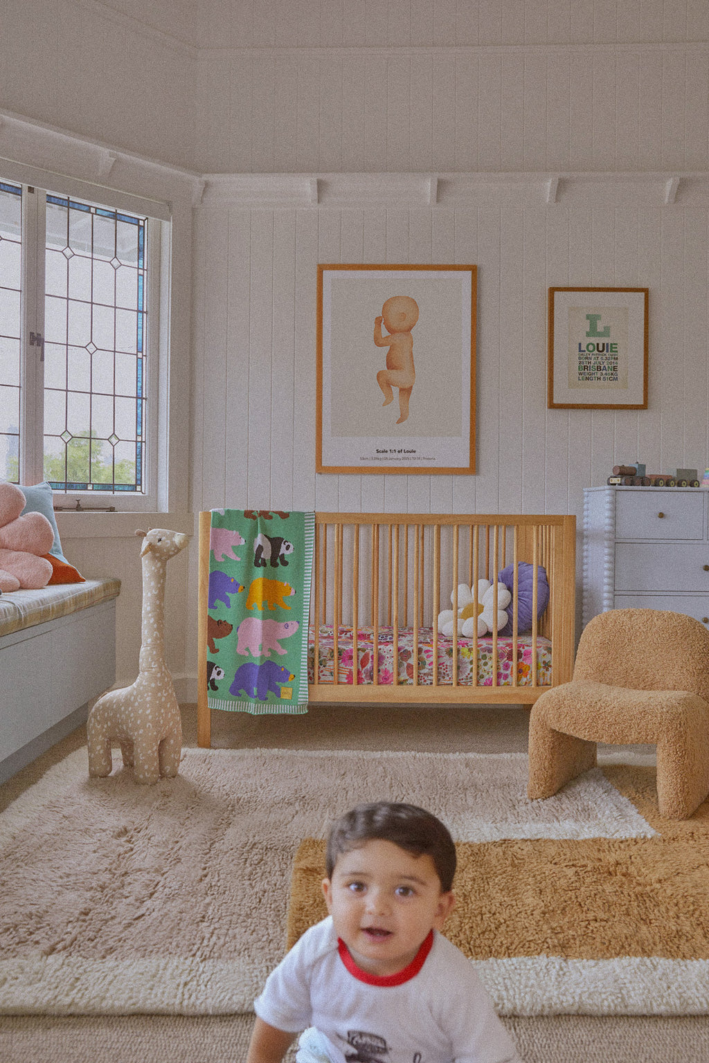 1:1 Scale Custom 300DPI Printable Digital Birth Poster - Watercolour Style